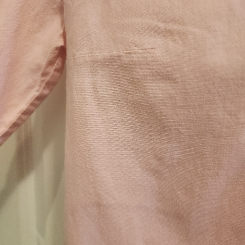 Lilly Pulitzer Pink Button Down Shirt Dress Palm Tree Embroidery Size 2 - Picture 4 of 10